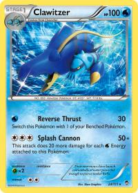 pokemon xy furious fists clawitzer 24 111