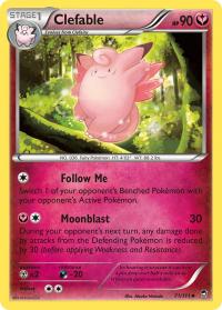 pokemon xy furious fists clefable 71 111