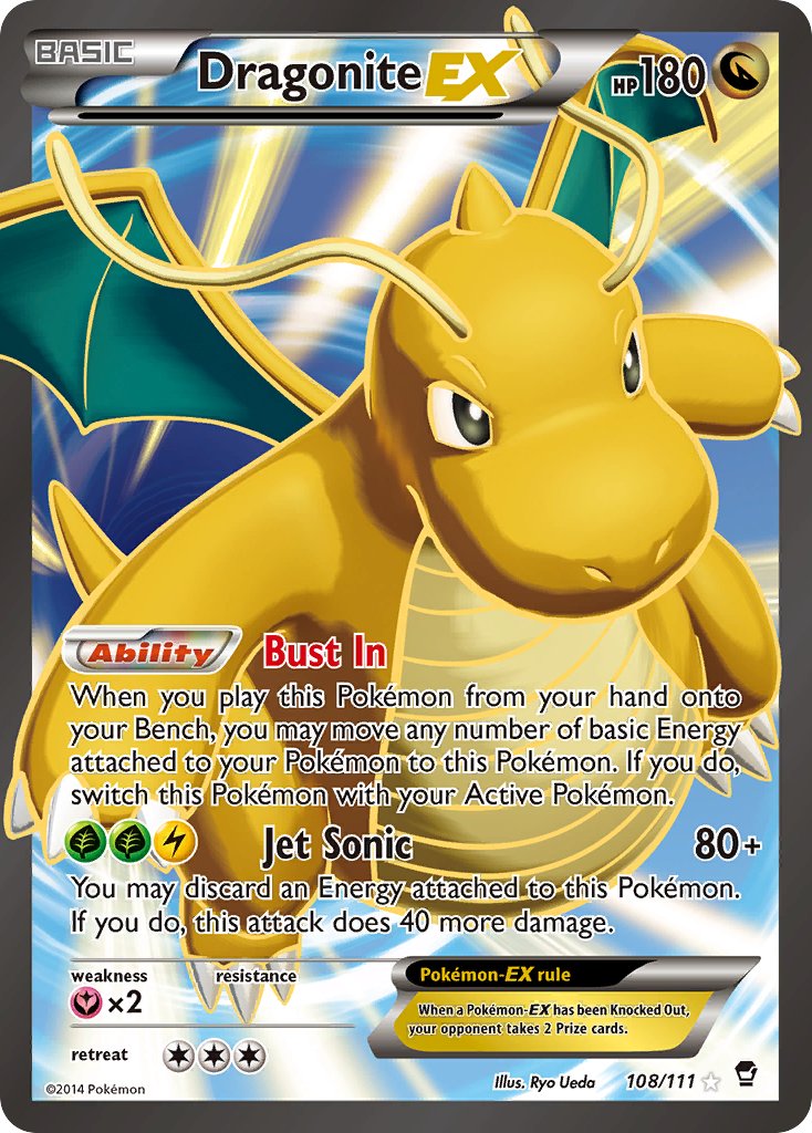 Dragonite EX Full Art 108-111