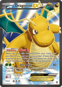 pokemon xy furious fists dragonite ex full art 108 111