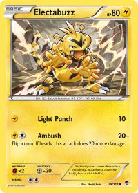 pokemon xy furious fists electrabuzz 29 111