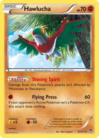 pokemon xy furious fists hawlucha 63 111