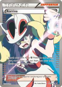 pokemon xy furious fists korrina full art 111 111