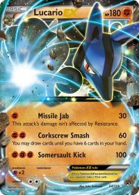 pokemon xy furious fists lucario ex 54 111