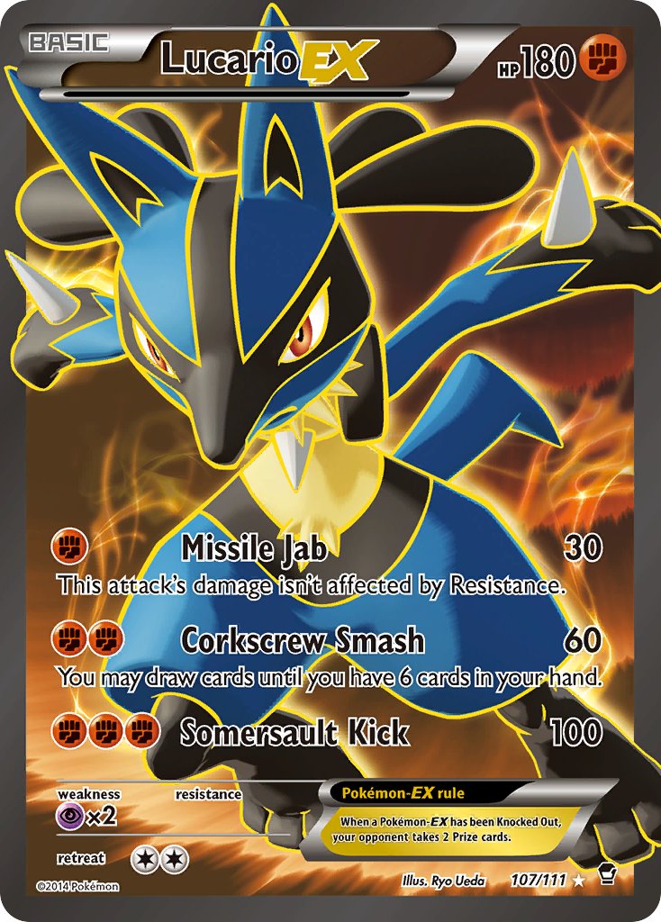 Lucario EX Full Art 107-111