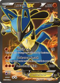 pokemon xy furious fists lucario ex full art 107 111