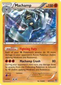 pokemon xy furious fists machamp 46 111