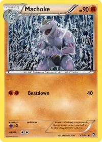 pokemon xy furious fists machoke 45 111