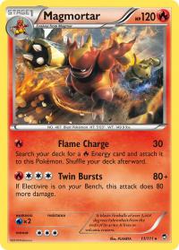 pokemon xy furious fists magmortar 11 111