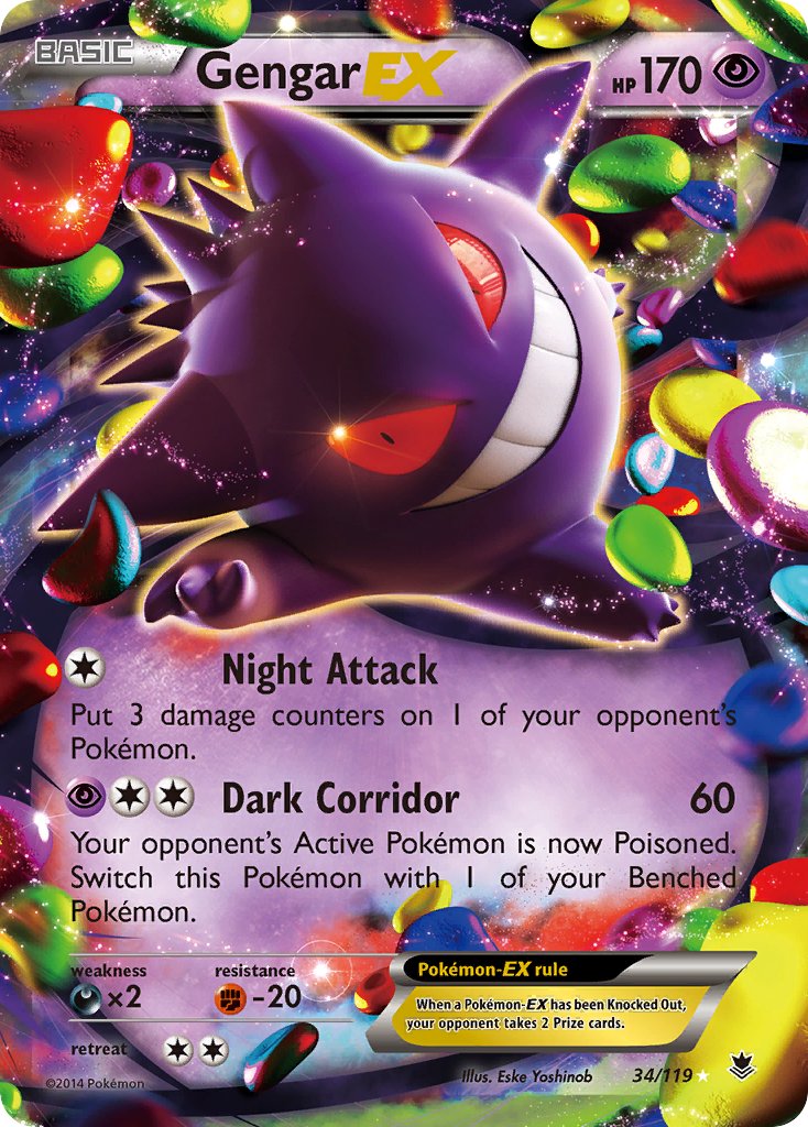 Gengar EX 34-119