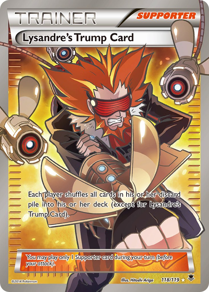 Lysandre's Trump Card Full Art 118-119