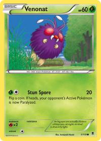 pokemon xy phantom forces venonat 1 119