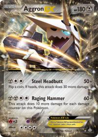 pokemon xy primal clash aggron ex 93 160