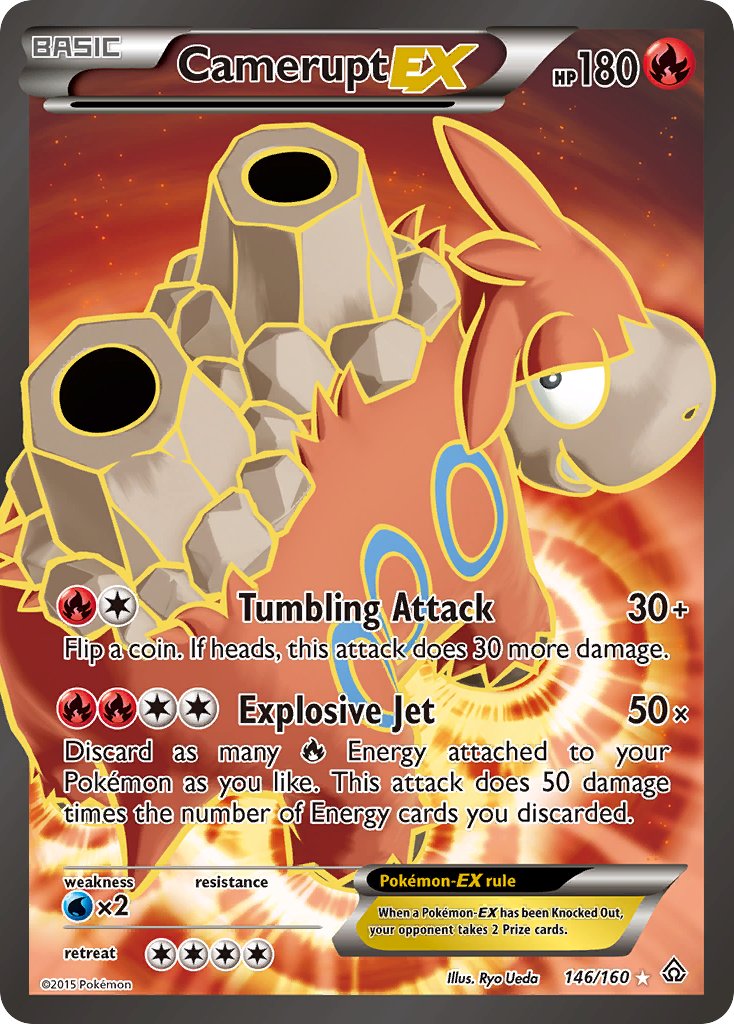 Camerupt EX FULL ART 146-160