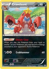 pokemon xy primal clash crawdaunt 92 160