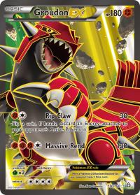 pokemon xy primal clash groudon ex full art 150 160