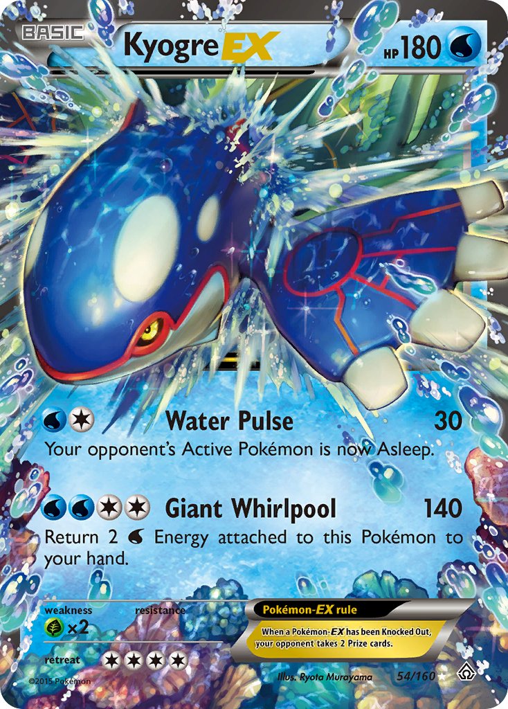 Kyogre EX 54-160