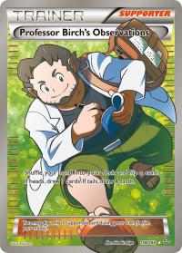 pokemon xy primal clash professor birch s observations full art 159 160