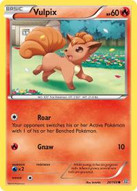 pokemon xy primal clash vulpix 20 160