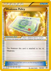 pokemon xy primal clash weakness policy 164 160