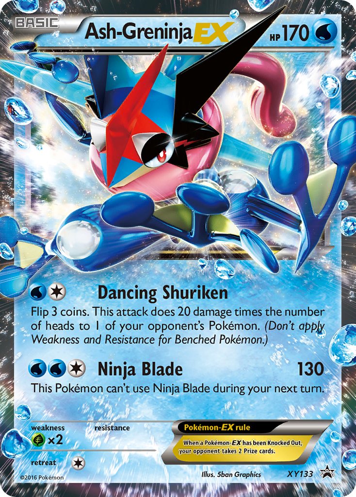 Ash-Greninja EX - XY133