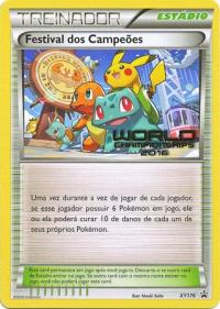 pokemon xy promos festival dos campeoes champions festival xy176 worlds 16 promo portuguese