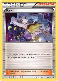 pokemon xy promos karen xy177