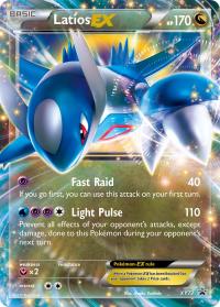 pokemon xy promos latios ex xy72