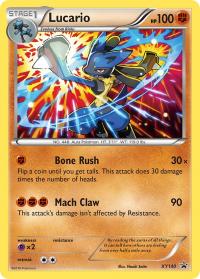 pokemon xy promos lucario xy140