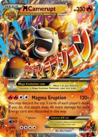 pokemon xy promos m camerupt ex xy198