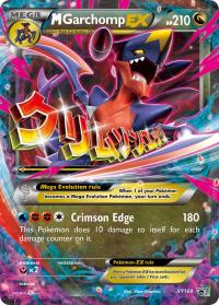 pokemon xy promos m garchomp ex xy168