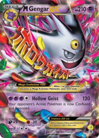 pokemon xy promos m gengar ex xy166