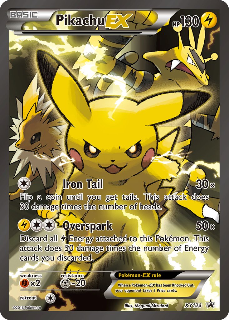 Pikachu EX - XY124