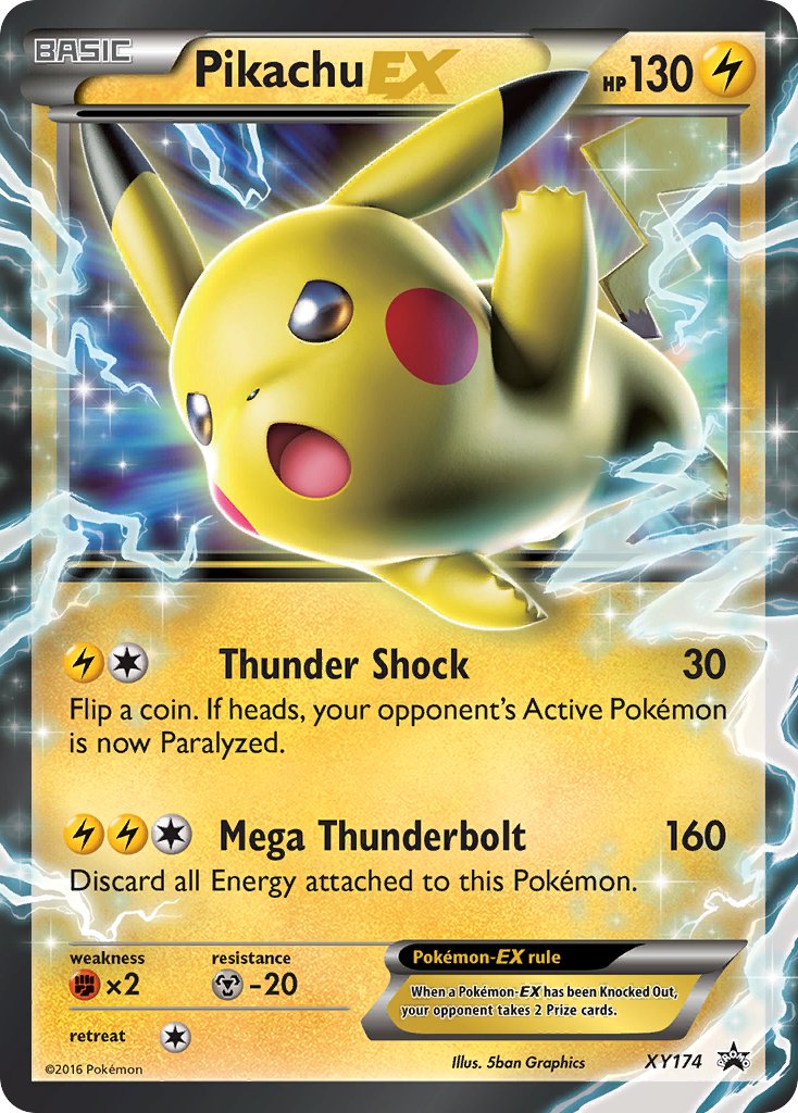 Pikachu EX - XY174