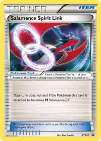 pokemon xy promos salamence spirit link xy172