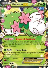 pokemon xy promos shaymin ex xy148