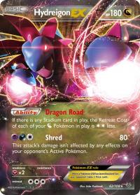 pokemon xy roaring skies hydreigon ex 62 108