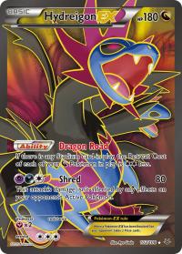 pokemon xy roaring skies hydreigon ex full art 103 108