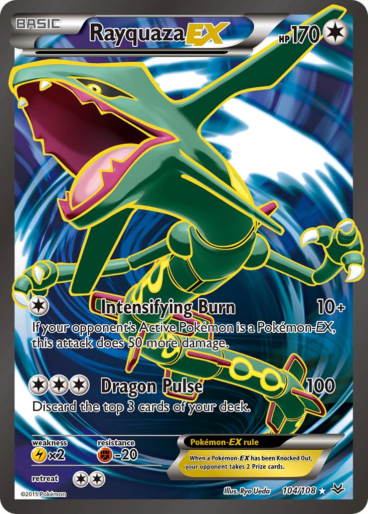 Rayquaza EX FULL ART 104-108