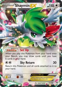 pokemon xy roaring skies shaymin ex 77 108