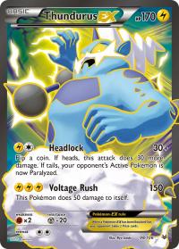 pokemon xy roaring skies thundurus ex full art 98 108