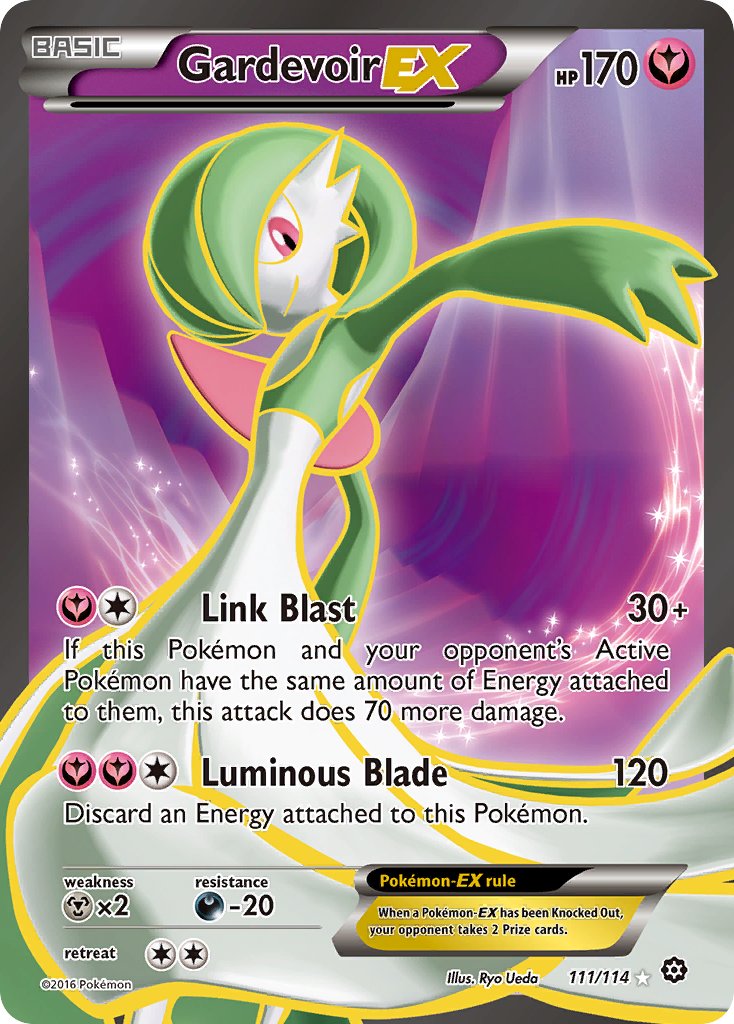 Gardevoir EX FULL ART 111-114