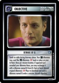 star trek 1e deep space 9 beware of q