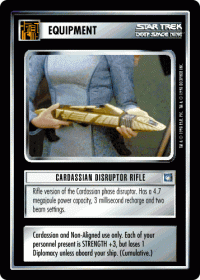 star trek 1e deep space 9 cardassian disruptor rifle