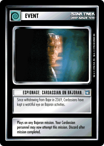 Espionage: Cardassian on Bajoran