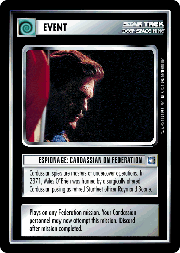 Espionage: Cardassian on Federation