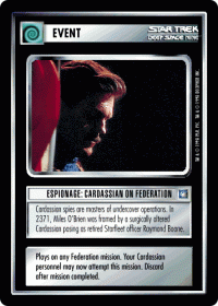 star trek 1e deep space 9 espionage cardassian on federation