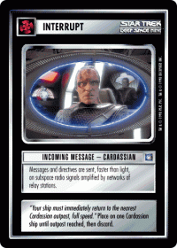 star trek 1e deep space 9 incoming message cardassian