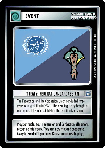 Treaty: Federation/Cardassian