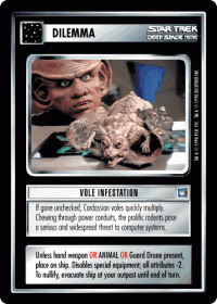 star trek 1e deep space 9 vole infestation